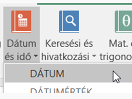 Dátumfüggvények I.